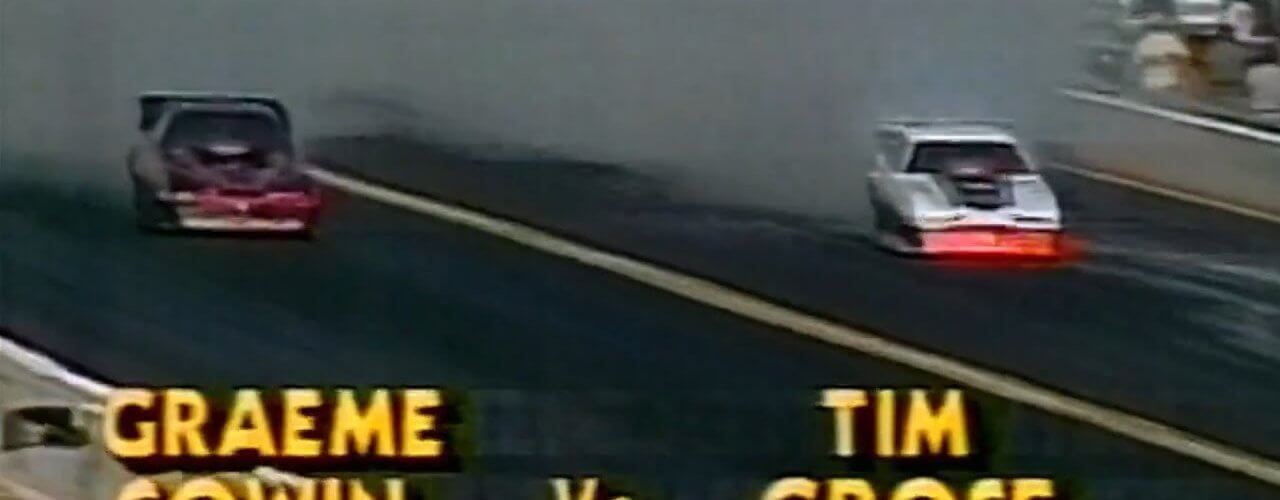 1987 USA Funny Car Drag Racing Winternationals LA County Fairground California Pomona