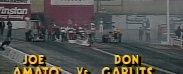 1987 Winternationals Top Fuel Drag Racing Final Joe Amato vs Don Garlits LA County Fairground Pomona California