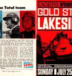 PROGRAMME: Lakeside July 1965 – Gold Star