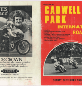 Cadwell Park International Road Races Motorcycle Racing 16 September 1979