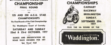 British Clubman Road Race Championships Carnaby Raceway 25 Sep 1977