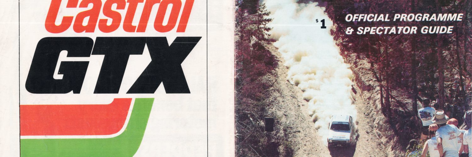 1981 Castrol Australia Rally Programme Canberra ACT