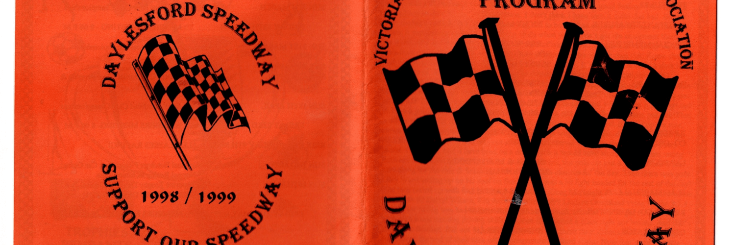 1999-03-07 Daylesford Speedway Program 7th March 1999